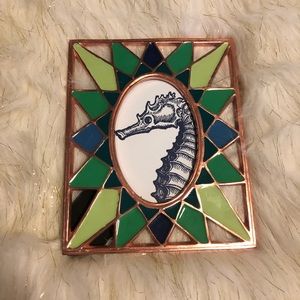 Anthropology Picture Frame Jewel Tone Mosaic Style